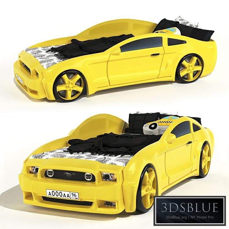 Children&#39;s bed - car