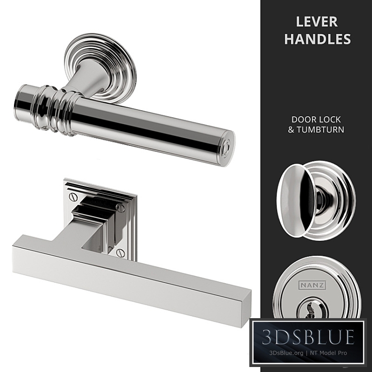 Door Lever Handles Nanz N ° 2107, 2402