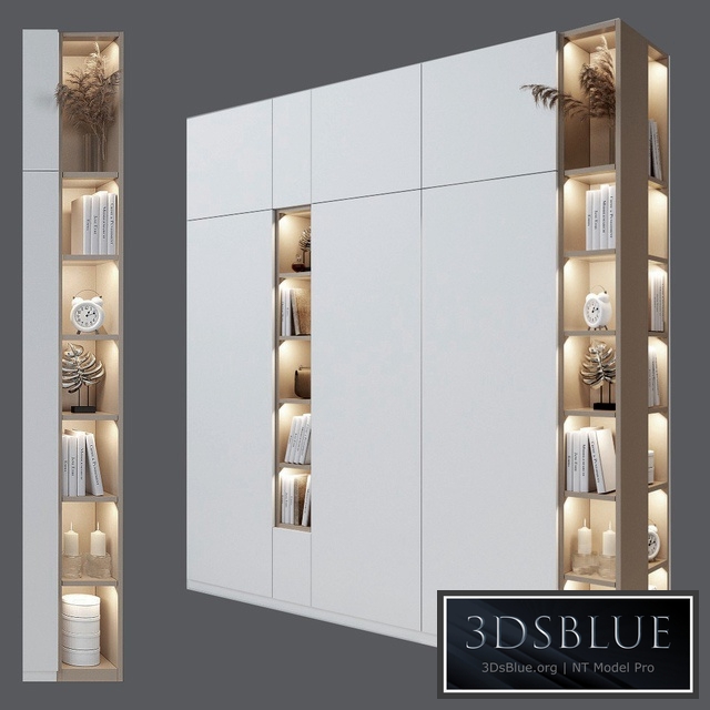 Cupboard with shelves 2