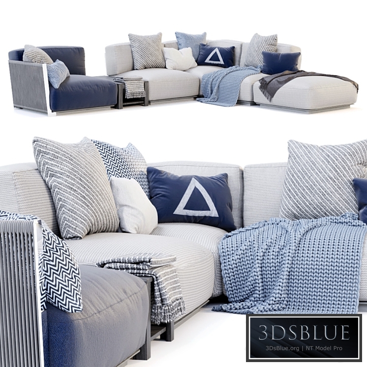 Vulcano Flexform Outdoor Sofa 5