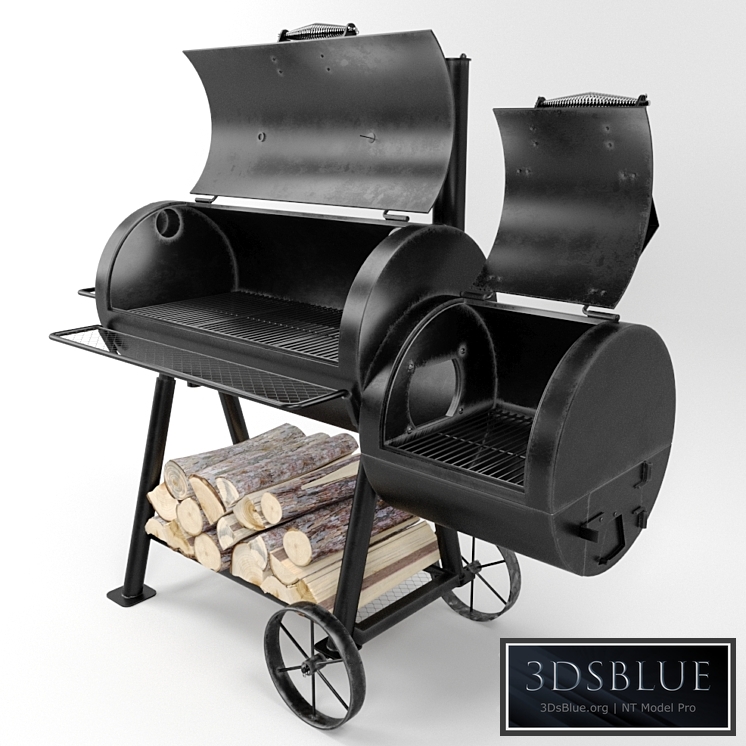 Oklahoma Joes Highland Smoker Reverse