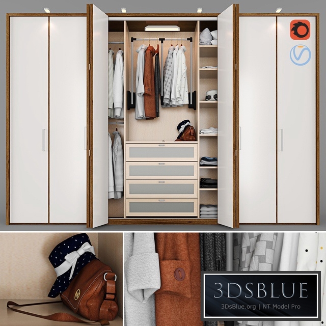 Wardrobe - wall closet