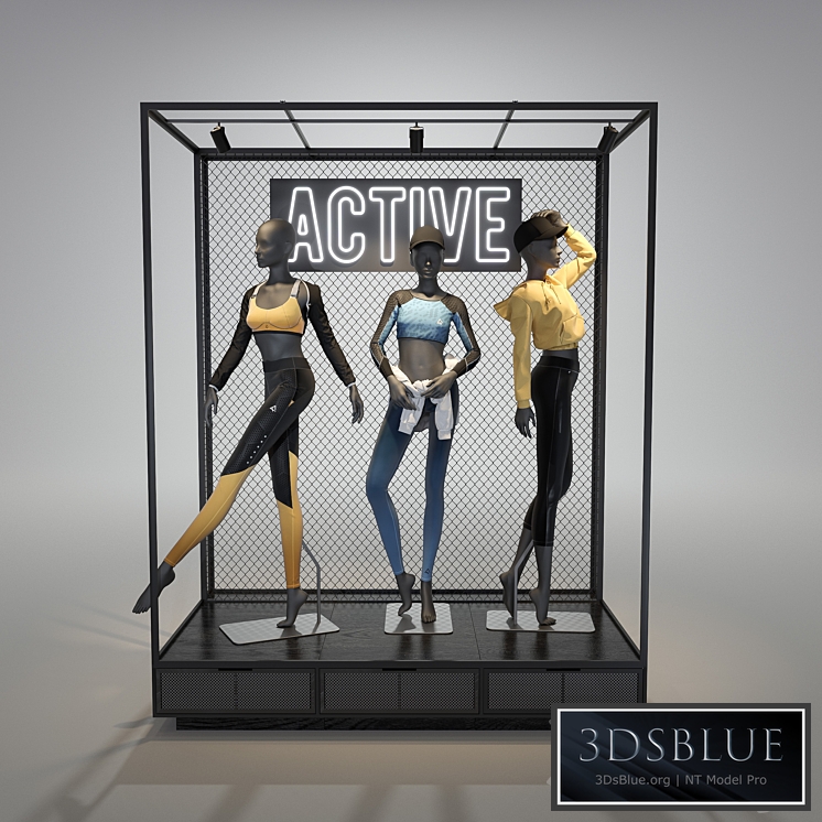 Sportswear female mannequin