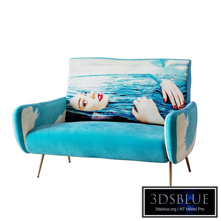 Sofa Seletti Sofa Two Seater Sea Girl