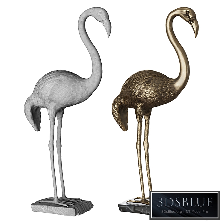 Bronze Heron Samargue by Marie Martin