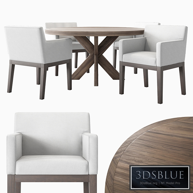 RH Morgan Track 1960s French Dining Set