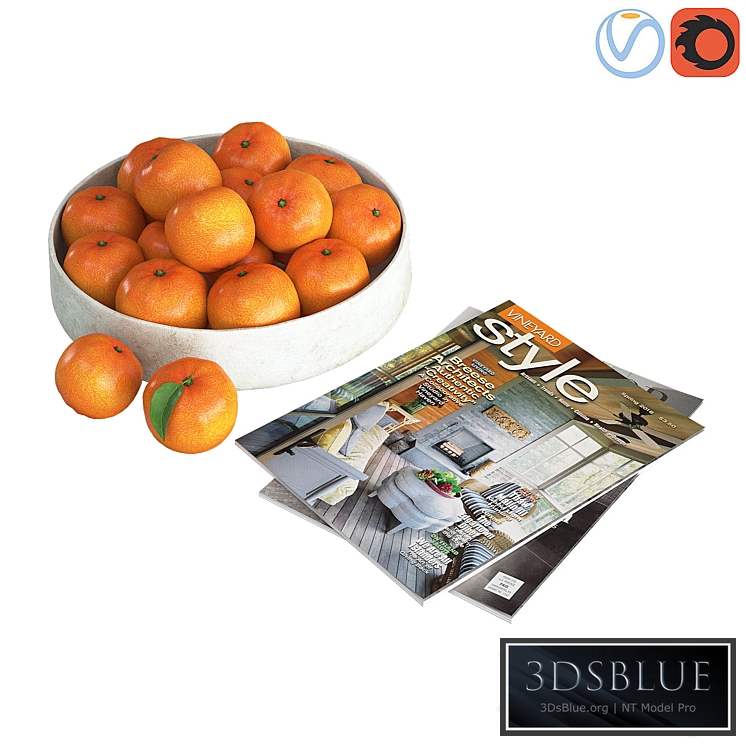 Fruit bowl mandarins