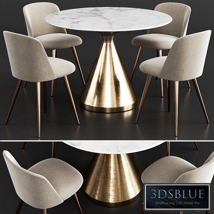 West Elm Dinning Set 9