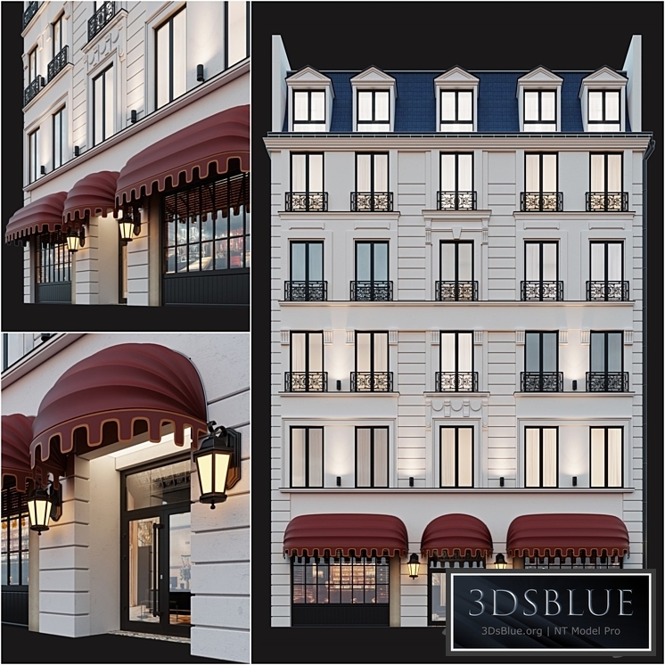 Classic hotel facade