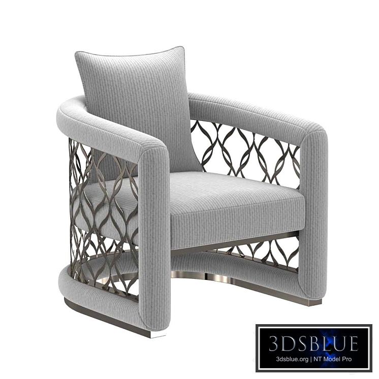 Bernhardt basie chair 3d model