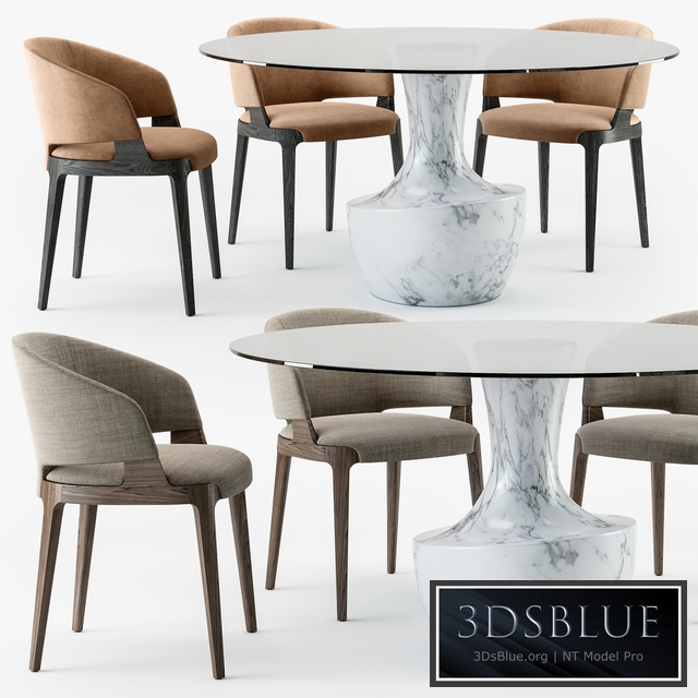 Potocco Velis tub chair Anfora table