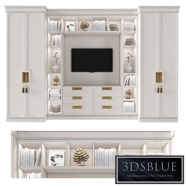 Cabinet with tv area 3