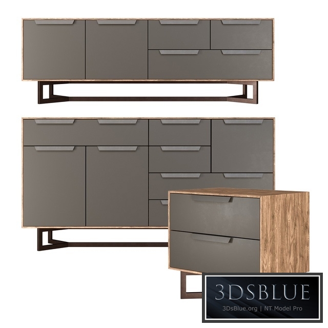 Hedberg nightstand, chest of drawers, TV stand