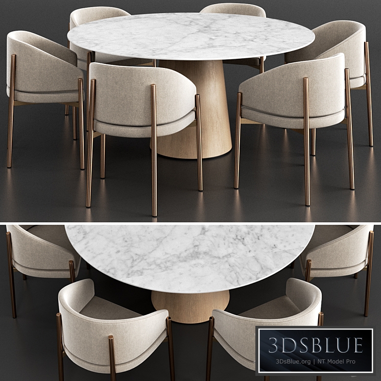 Porro Frank armchair and Materic table