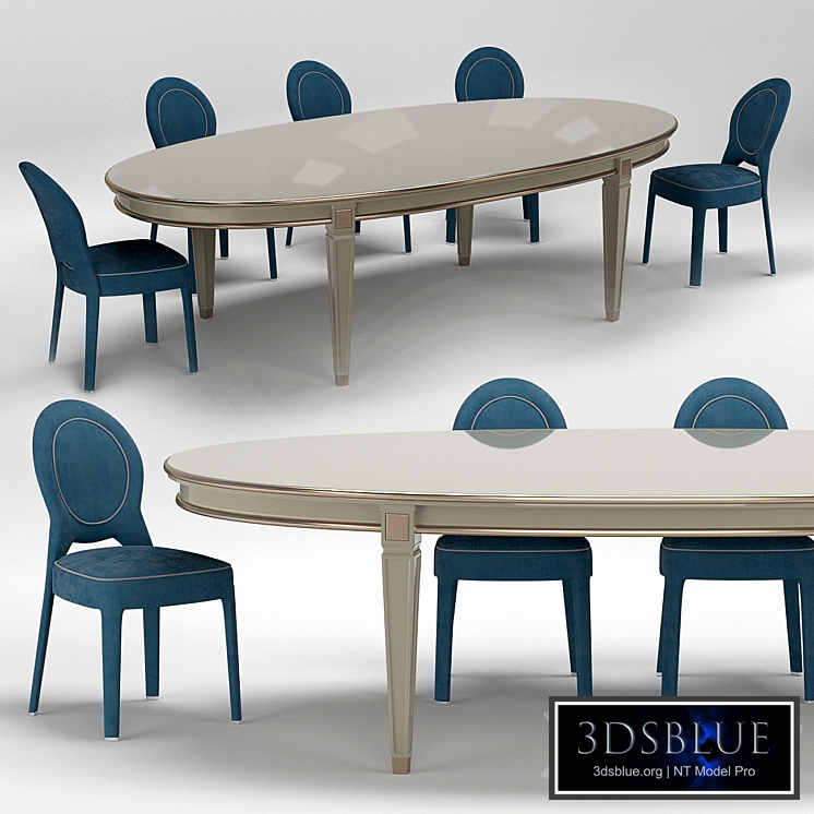 Ritz Medaillon Chair and Vendome Table