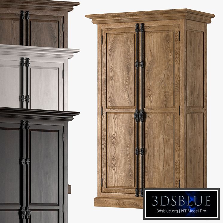 FRENCH PANEL DOUBLE-DOOR CABINET