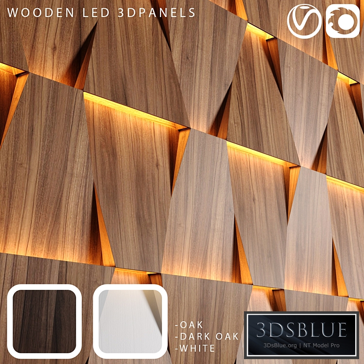 Wooden led panels