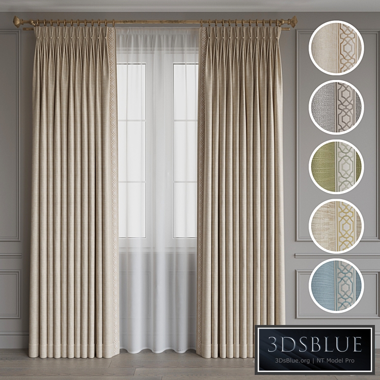 Portiere with braid 1