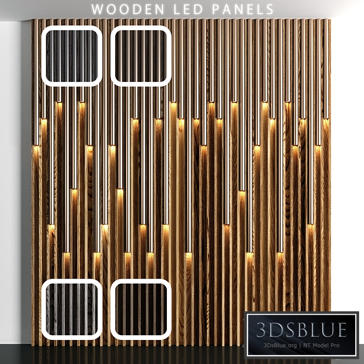Wooden led panels 2