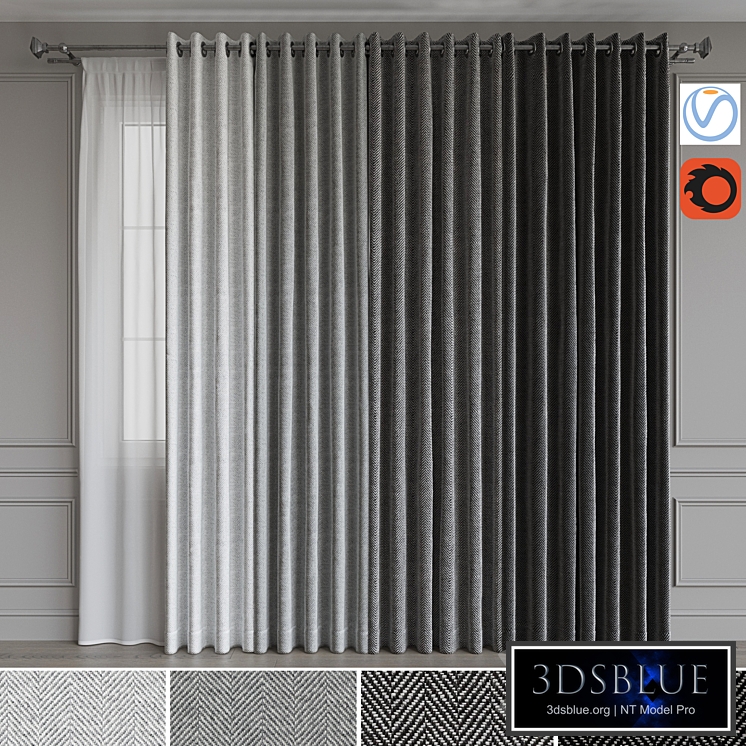 A set of curtains on the rings 16. Gray gamma