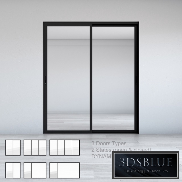 Dynamic Sliding Doors Set 01