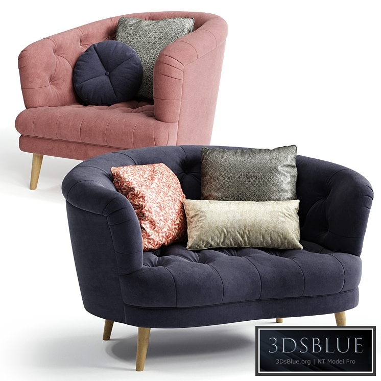 Alexander & James JEAN Snuggler Chair and Armchair