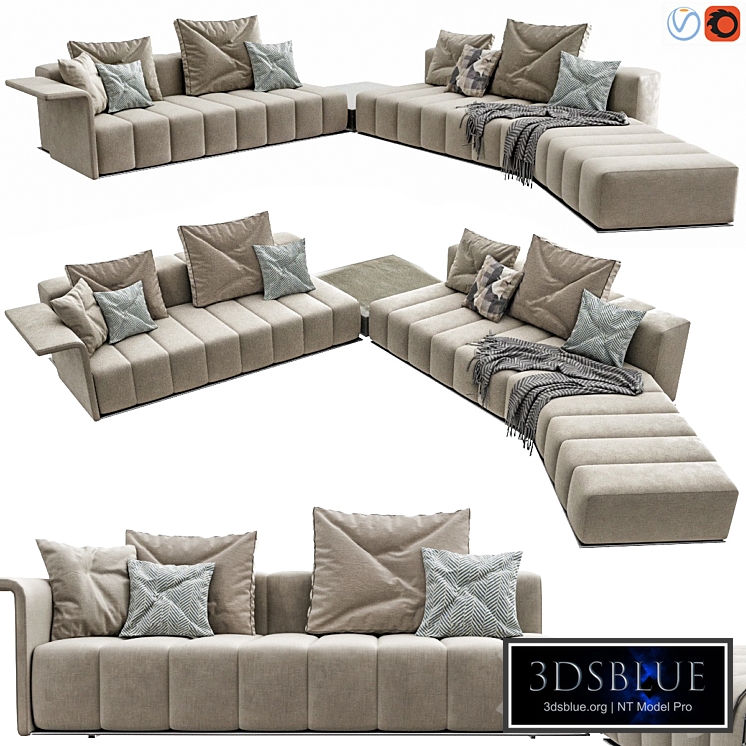 Minotti Freeman Lounge Arrangement 04