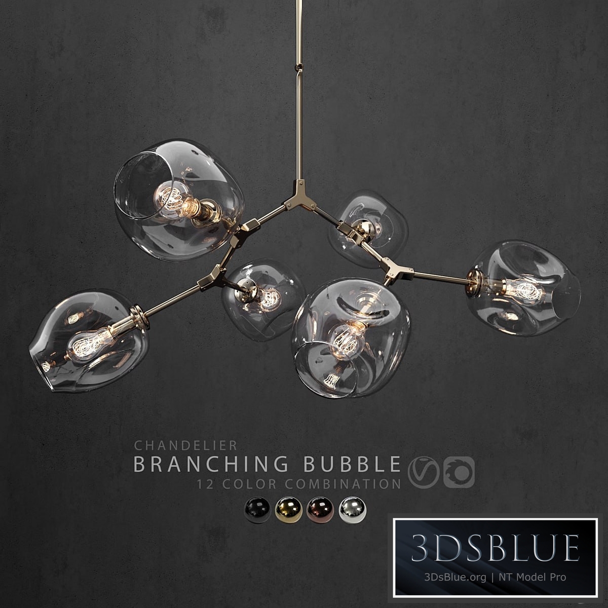 Collection Branching bubble 6 lamps
