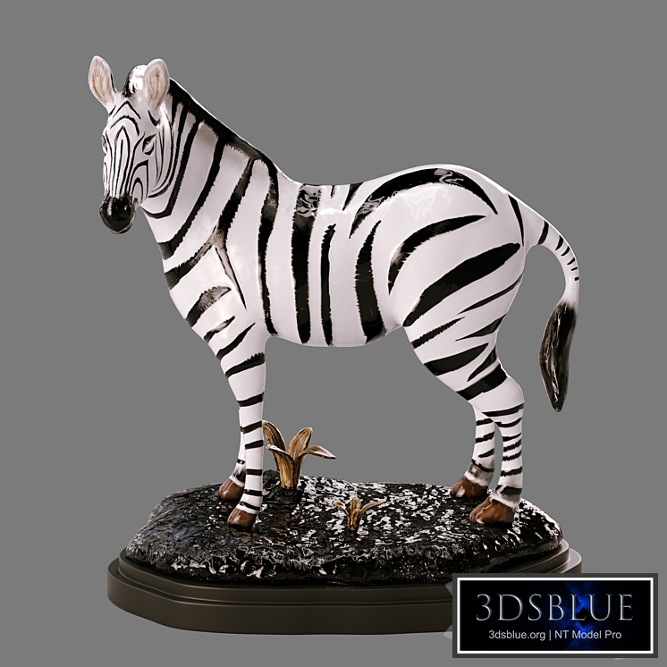 decorative zebra figurine