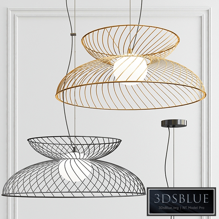 Cage Ceiling Light - Charcoal