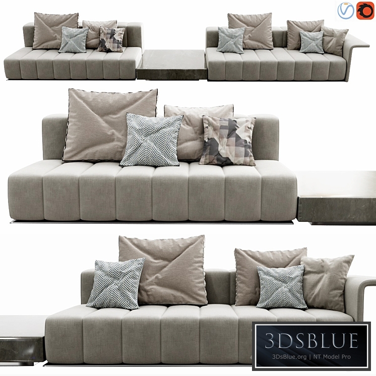 Minotti Freeman Lounge Arrangement 05