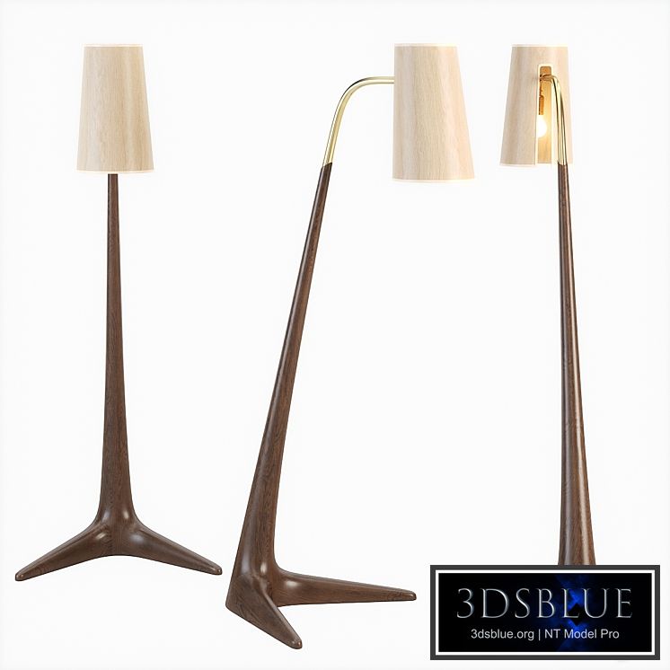 Vladimir Kagan 2080 Cygnet Floor Lamp