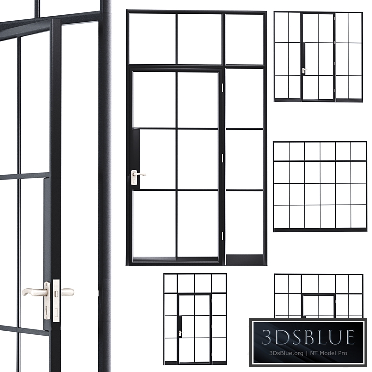 Steel door. Partition set 1