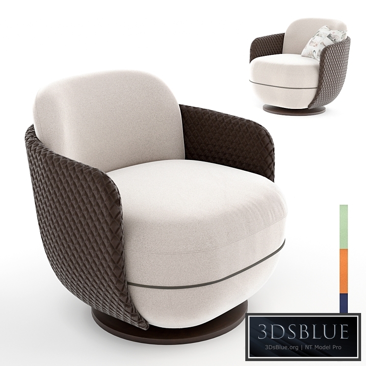 armchair Miles Lounge by Wittmann