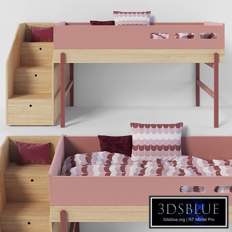 Flexa Popsicle Bed Cherry