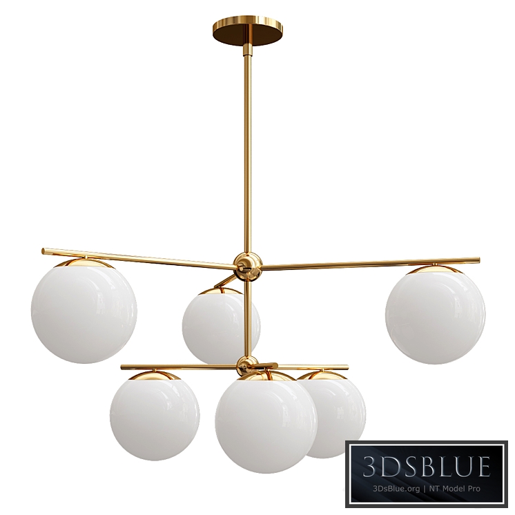 Sphere Stem 7-Light Chandelier