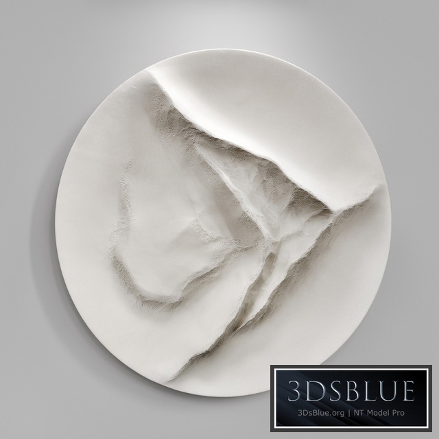 Round Wall panel FROM A MOUNTAIN STREAM