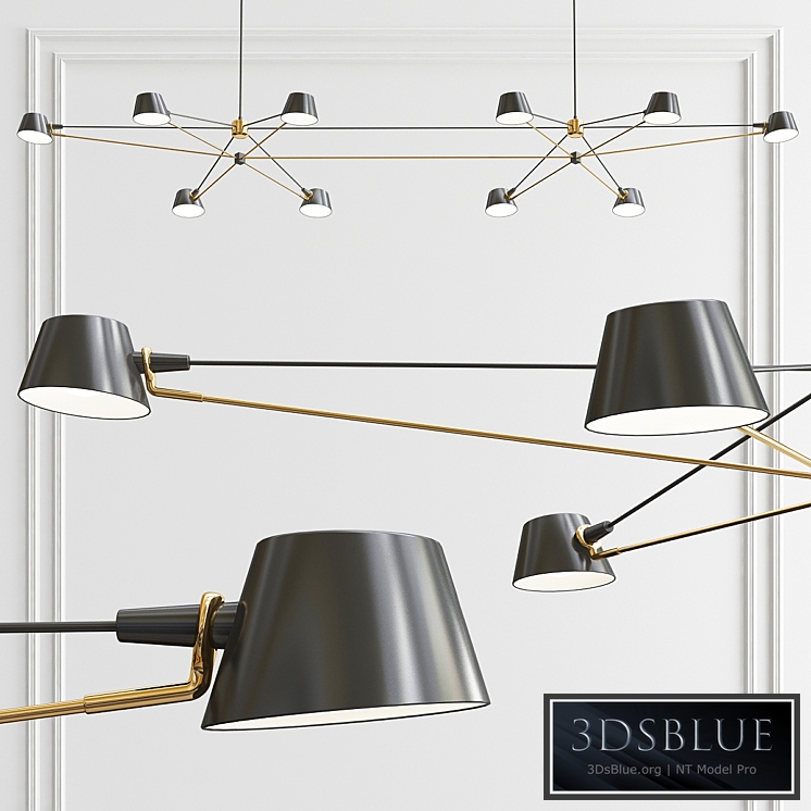 DOUBLE PIVOT CHANDELIER