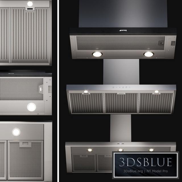 Kitchen Appliances Smeg Hoods Set 2