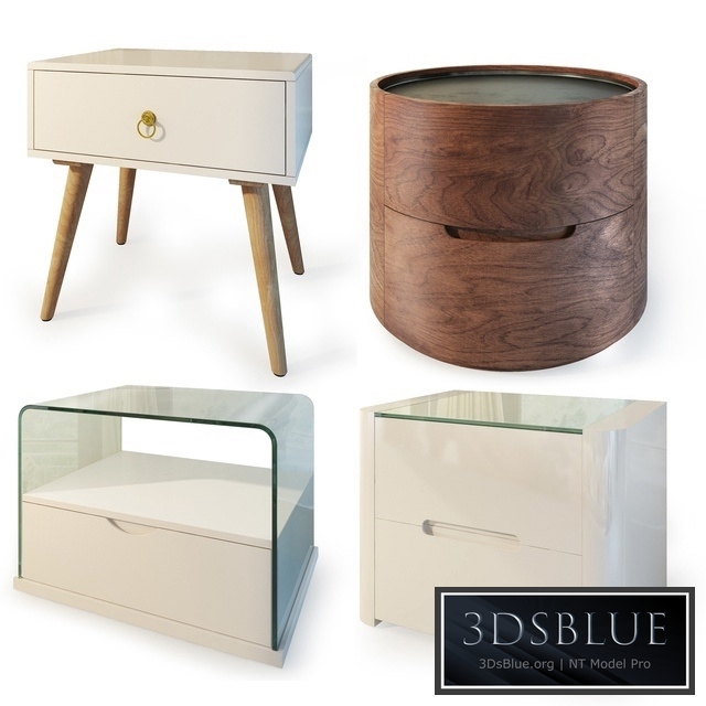 Curbstones from IMODERN (set2). Nightstand, bedside table.