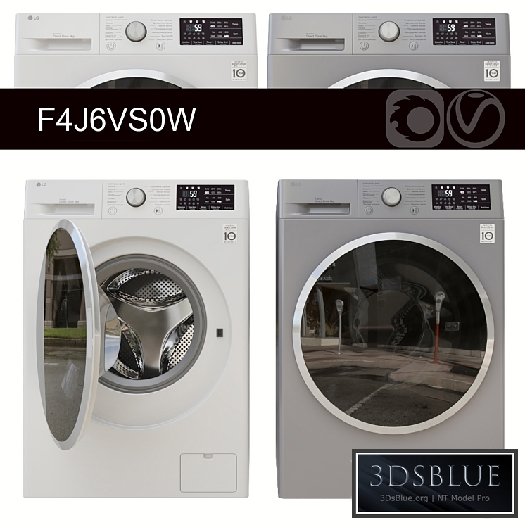 Washing Machine LG F4J6VS0W