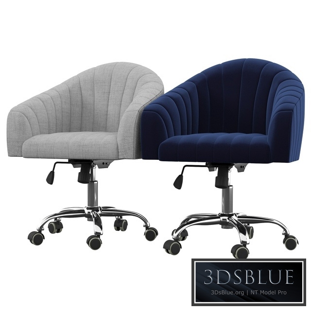 Balcom Velvet Swivel Mid-Back Desk Chairvelvet