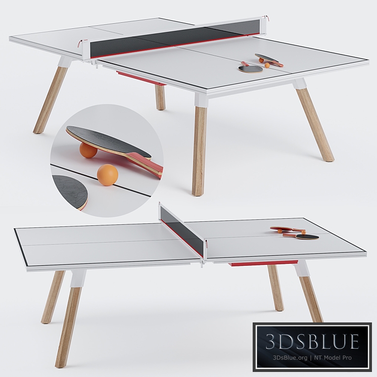 You and Me HPL Tennis Table with Accessories