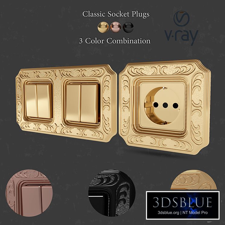 Classic plug sockets and switches