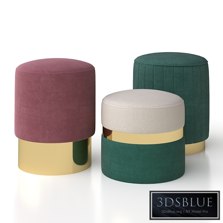 Velvet stool by Smart Living