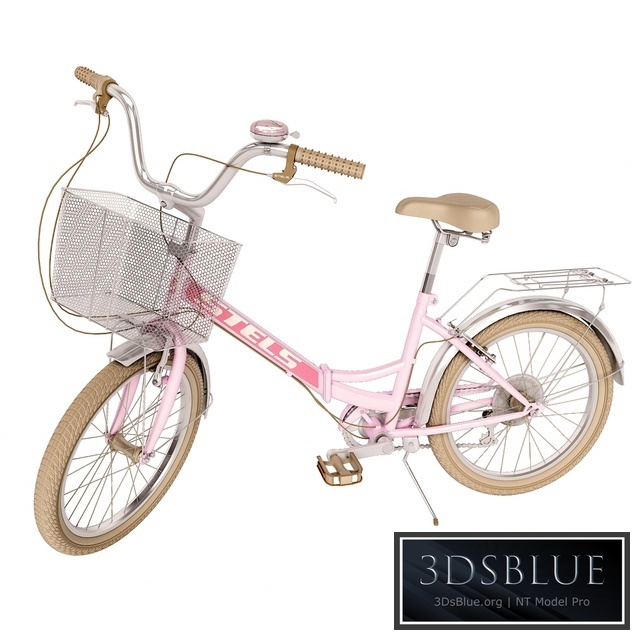 Pink folding bike Stels Pilot