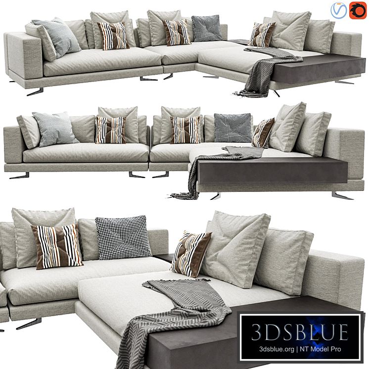 Minotti White Arrangement 09