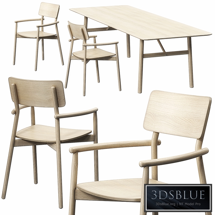 Hven armchair, table 260 model