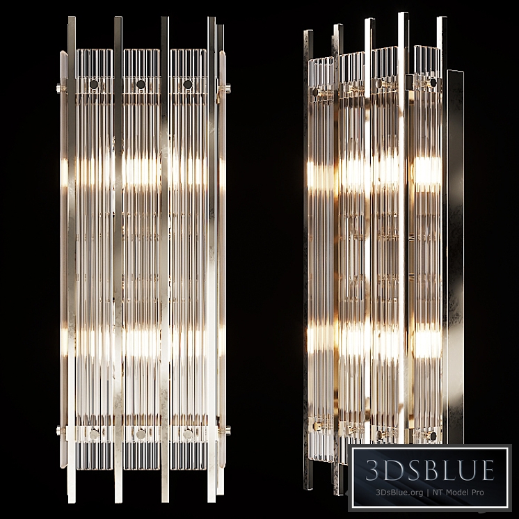 Restoration Hardware SAN MARCO DOUBLE SCONCE Nickel