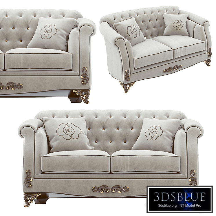 Classic double sofa Carpanese